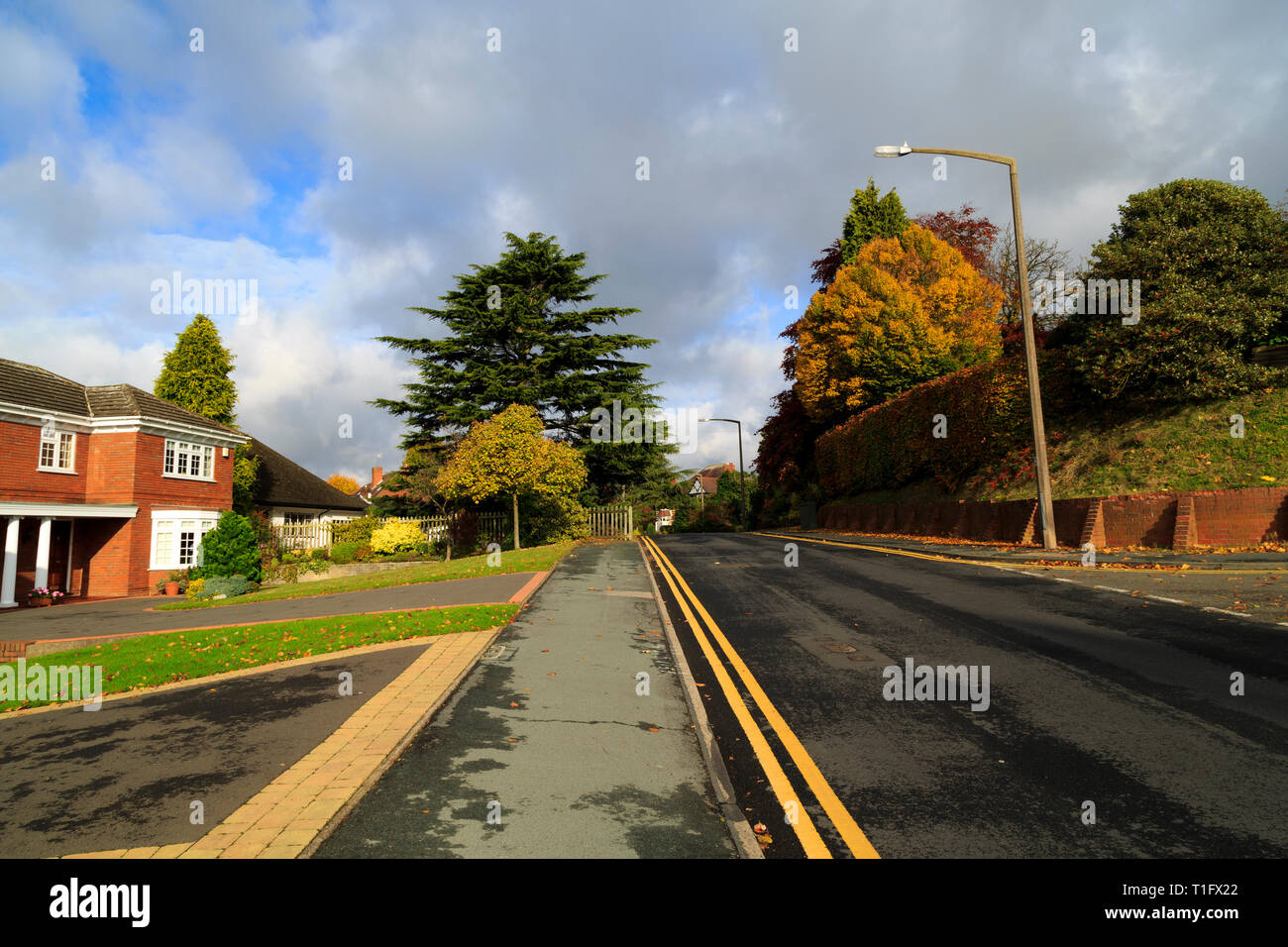 Maisons de Stourbridge/Paysage, Dudley, Angleterre Banque D'Images