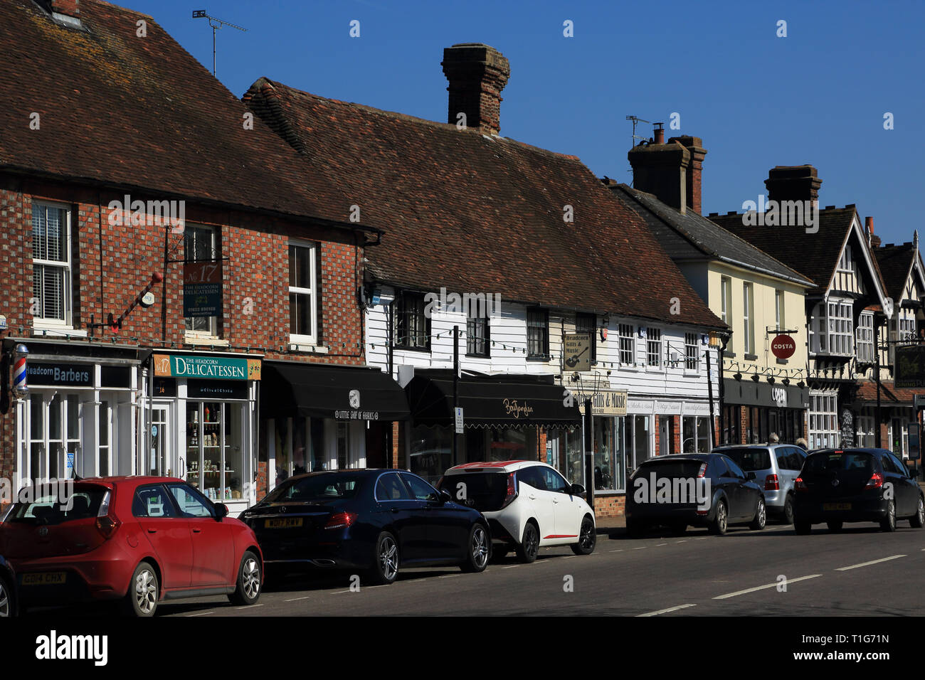 High Street, Maidstone, Kent, Angleterre, Royaume-Uni Banque D'Images