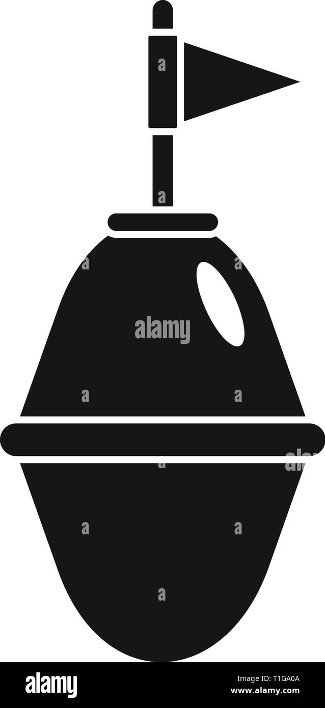 L'icône de la bouée de port. Simple illustration de la bouée de port pour l'icône vecteur web design isolé sur fond blanc Illustration de Vecteur