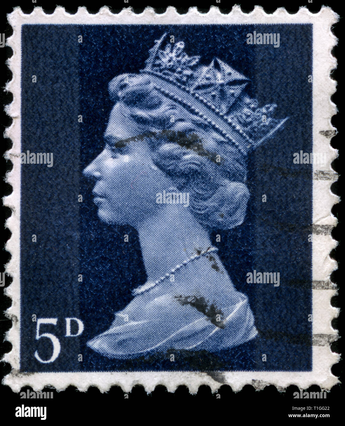 Timbre-poste du Royaume-Uni et l'Irlande du Nord dans la série émise en 1968 Banque D'Images