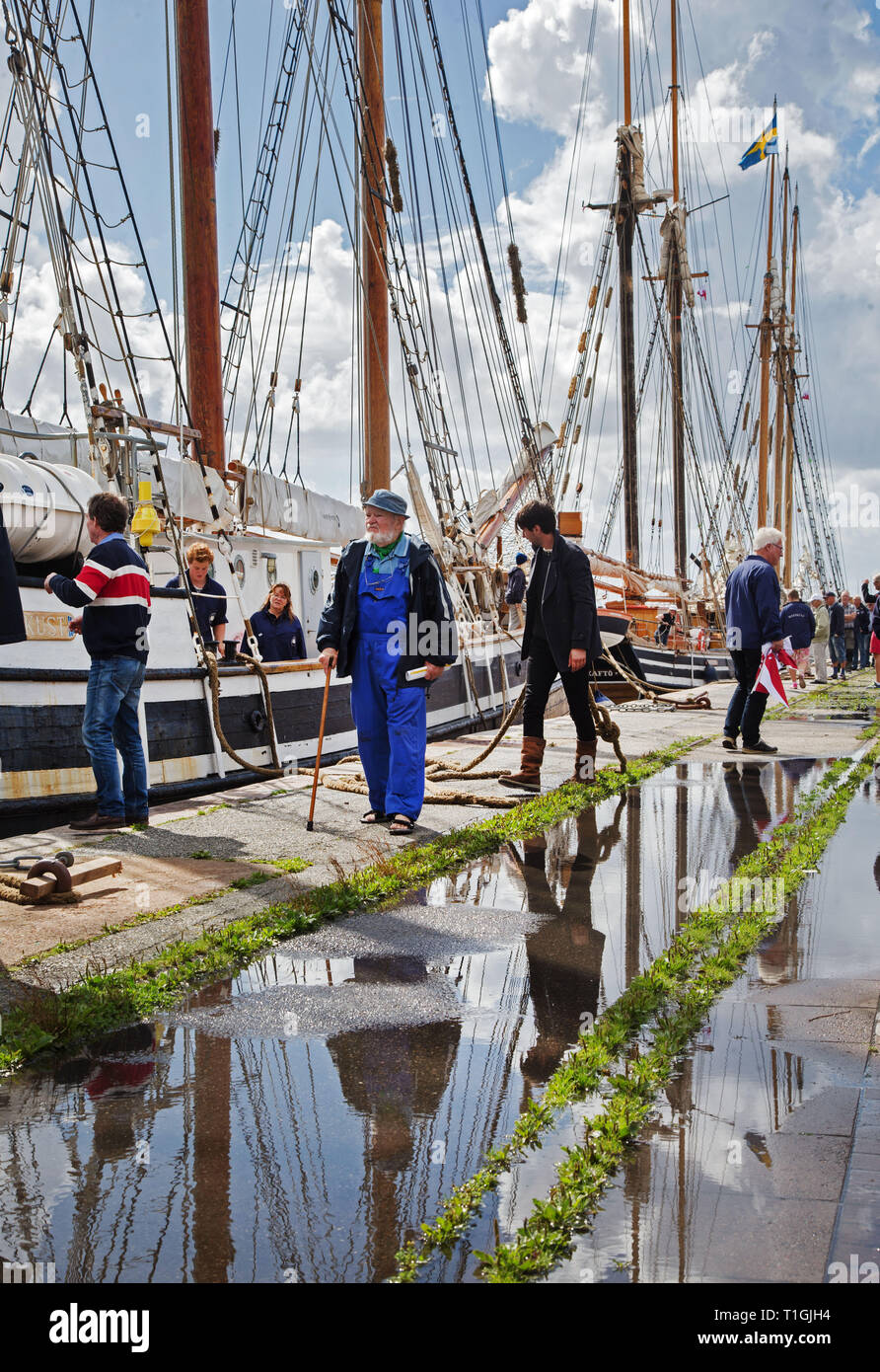 LYSEKIL 20170819 voiliers dans le port de Dingle. Jeppe Photo Gustafsson Banque D'Images