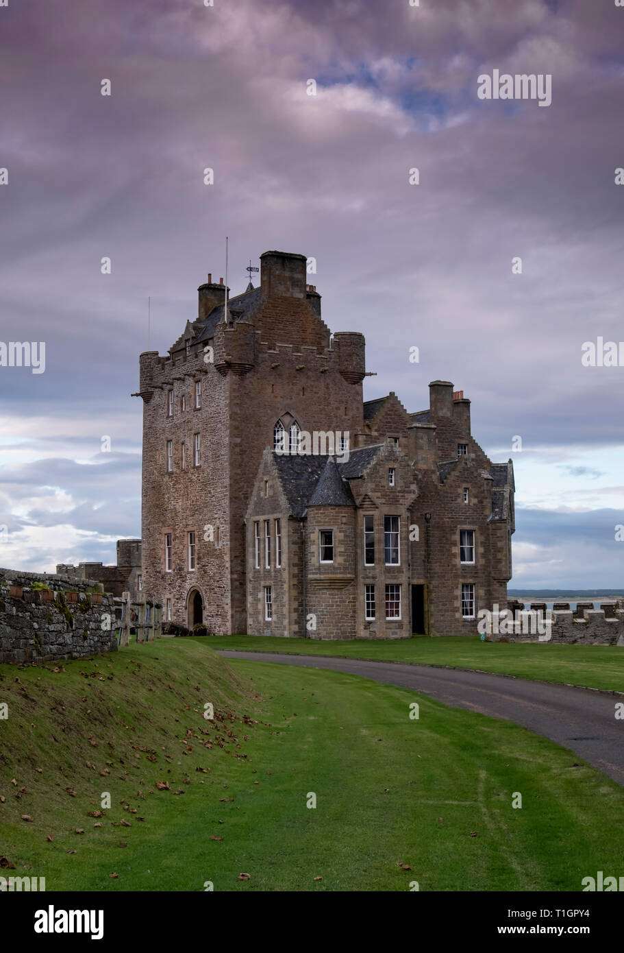Ackergill Tower, Caithness, Highlands, Scotland, UK Banque D'Images