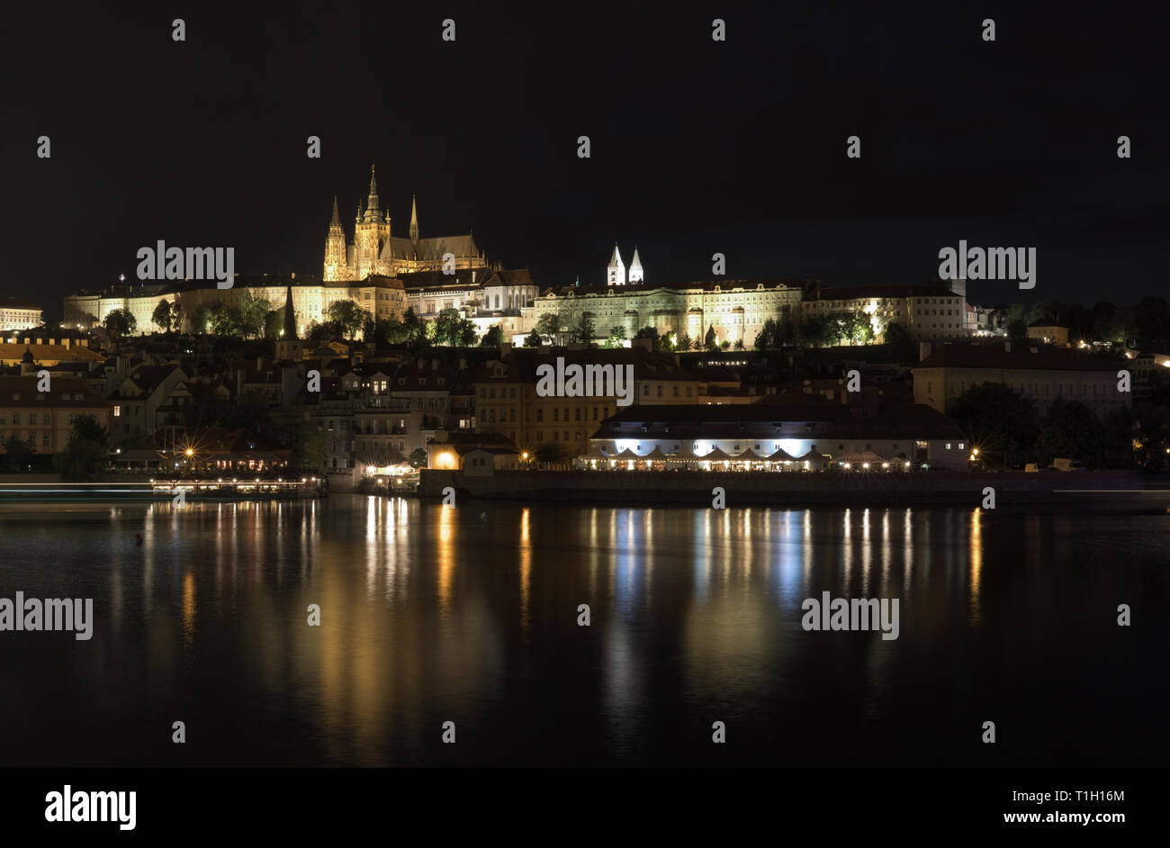 Le Château de Prague, la cathédrale Saint-Guy Banque D'Images