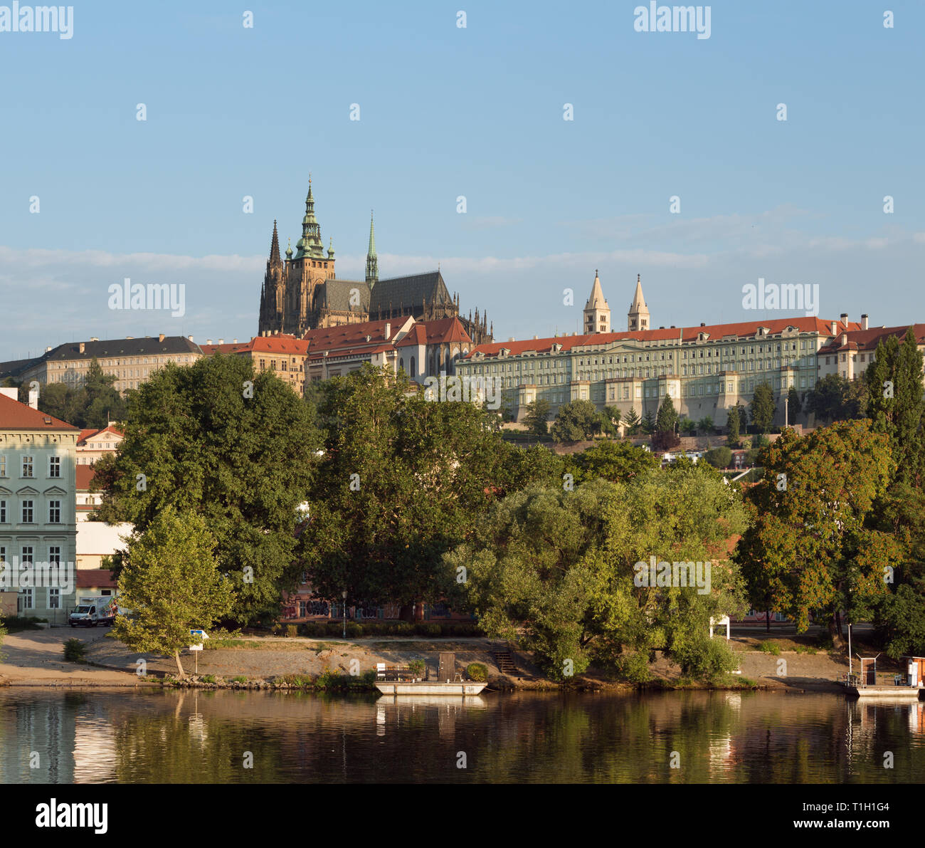 Le Château de Prague, la cathédrale Saint-Guy Banque D'Images
