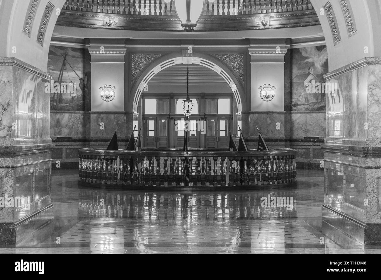 Topeka Kansas Capitol Building Interior Banque D'Images
