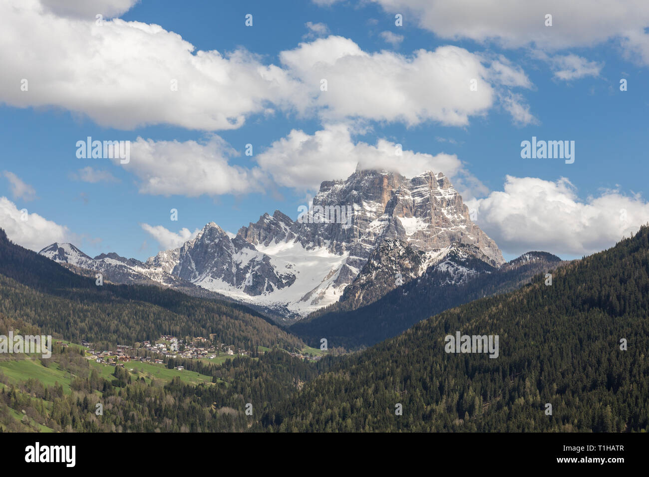 Monte Pelmo, Dolomites, Italie Banque D'Images