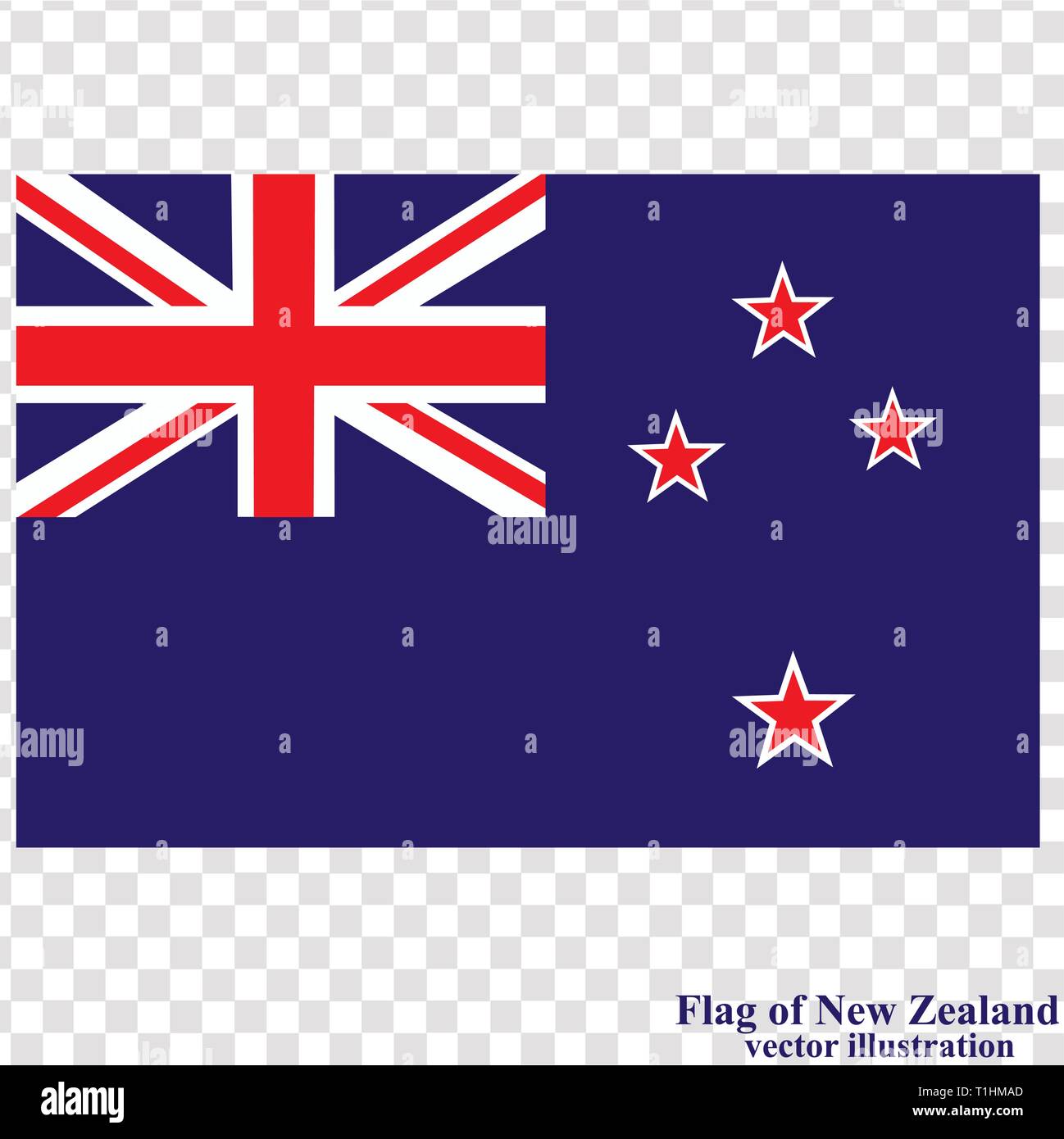 Bannière avec drapeau de la Nouvelle-Zélande. Illustration avec des drapeaux colorés pour la conception web. Illustration avec fond transparent. Illustration de Vecteur