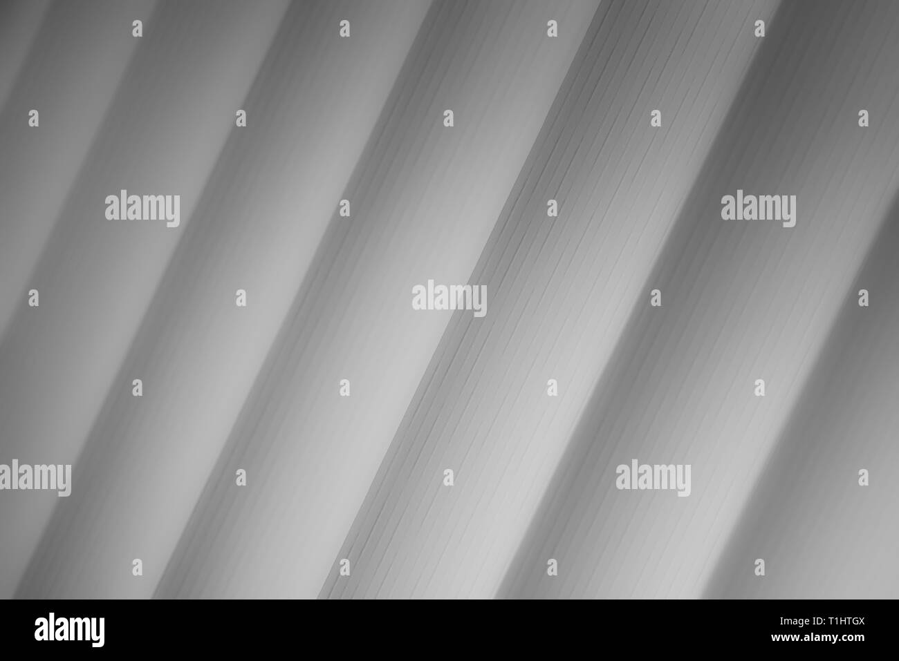 Motif de fond gris à rayures élégantes en l'espace blanc Banque D'Images