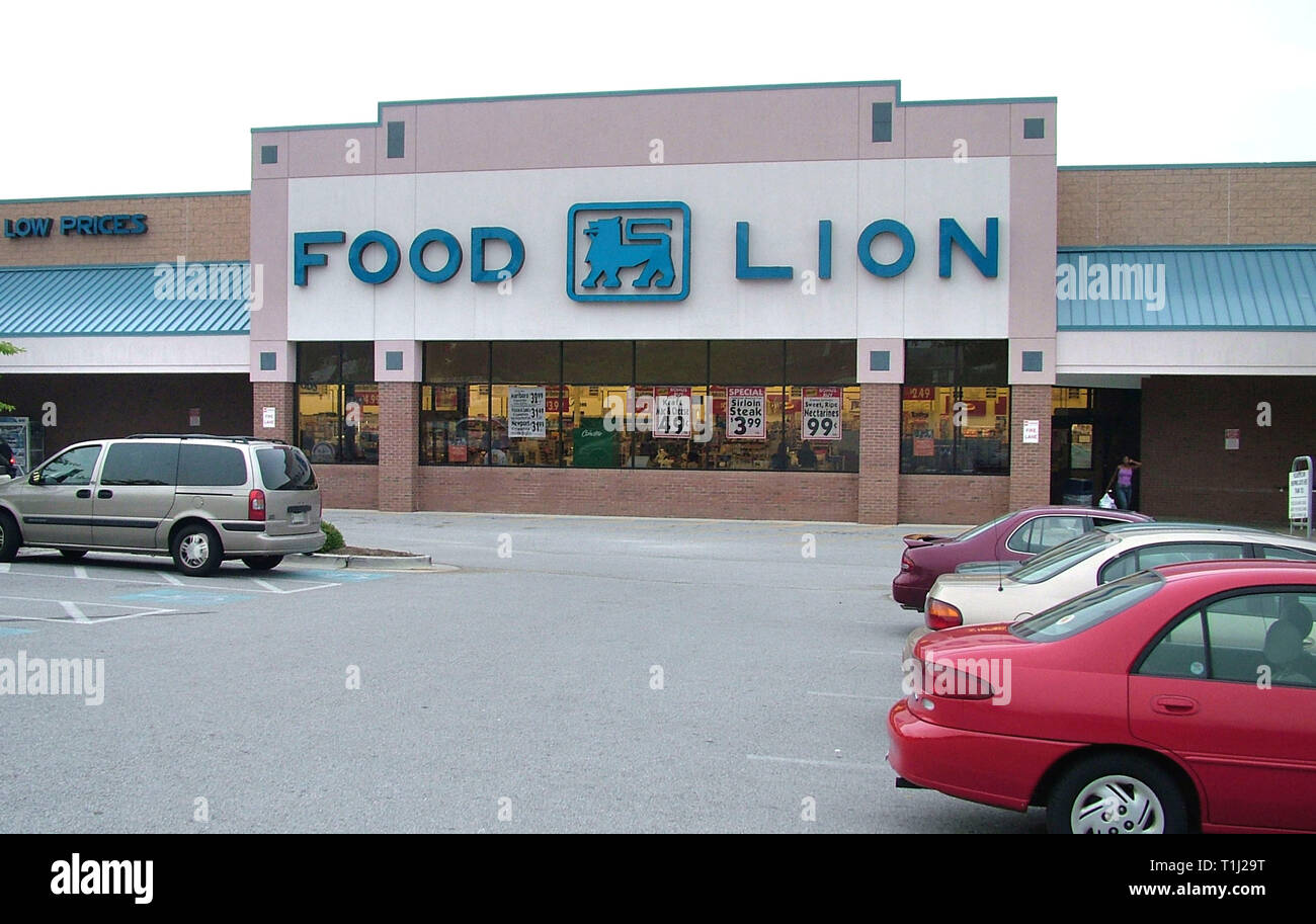 Food Lion Laurel, MD Banque D'Images