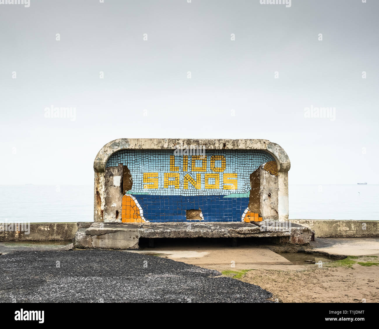 Le Lido, Cliftonville, Margate, Kent Banque D'Images