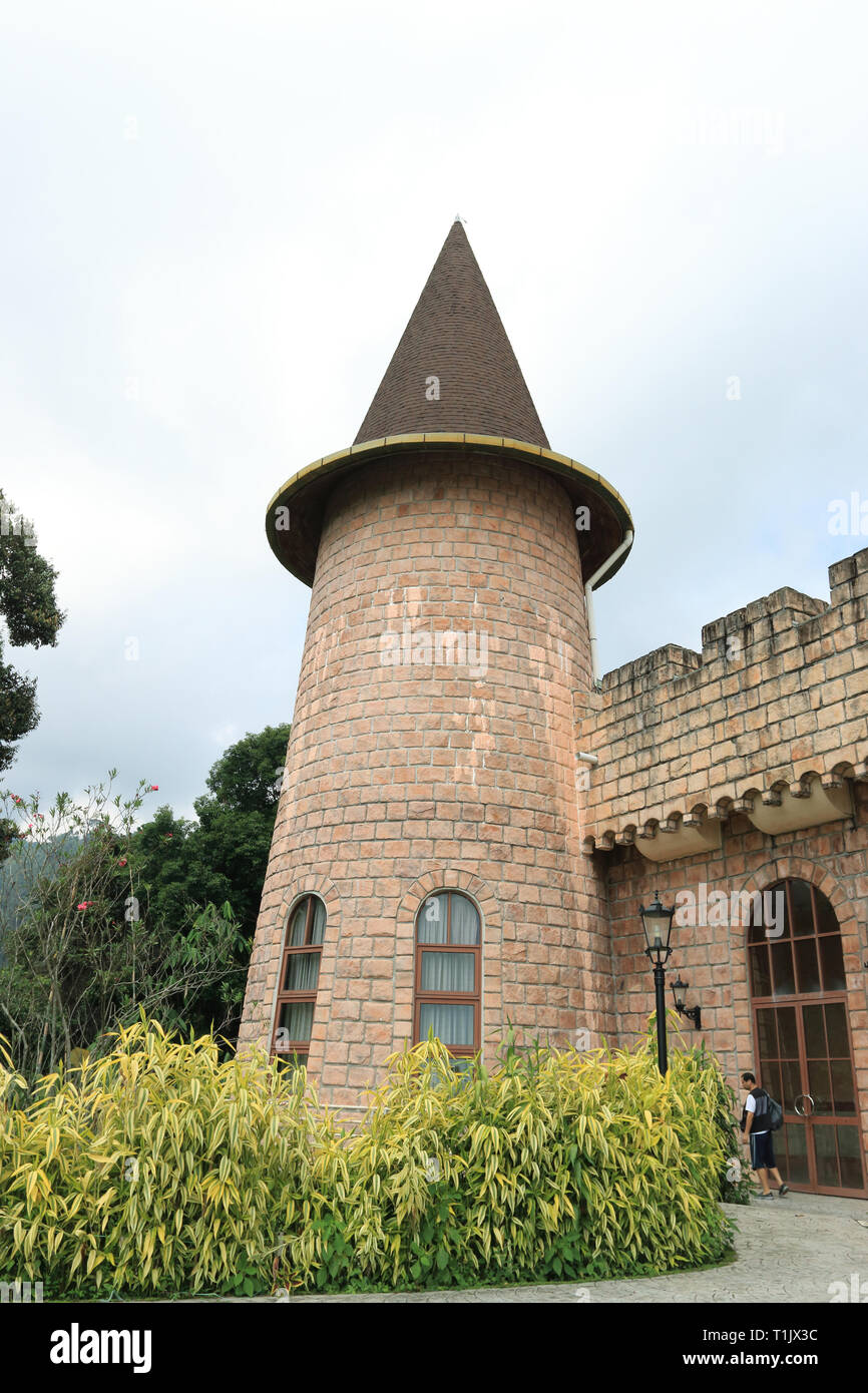 Thème Français Colmar Tropicale Bukit Tinggi Resort, Pahang Malaisie Banque D'Images