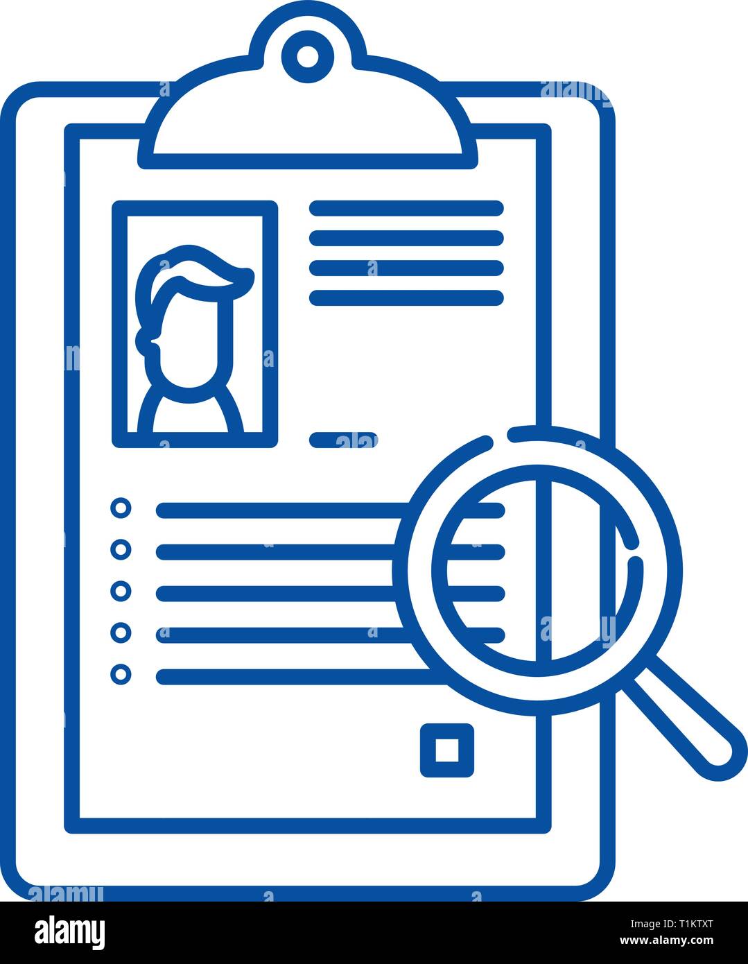 L 39 ic ne de la ligne R sum concept - L Icone De La Ligne Resume Concept Television Resume Symbole Vecteur Signe Contours Illustration T1ktxt 