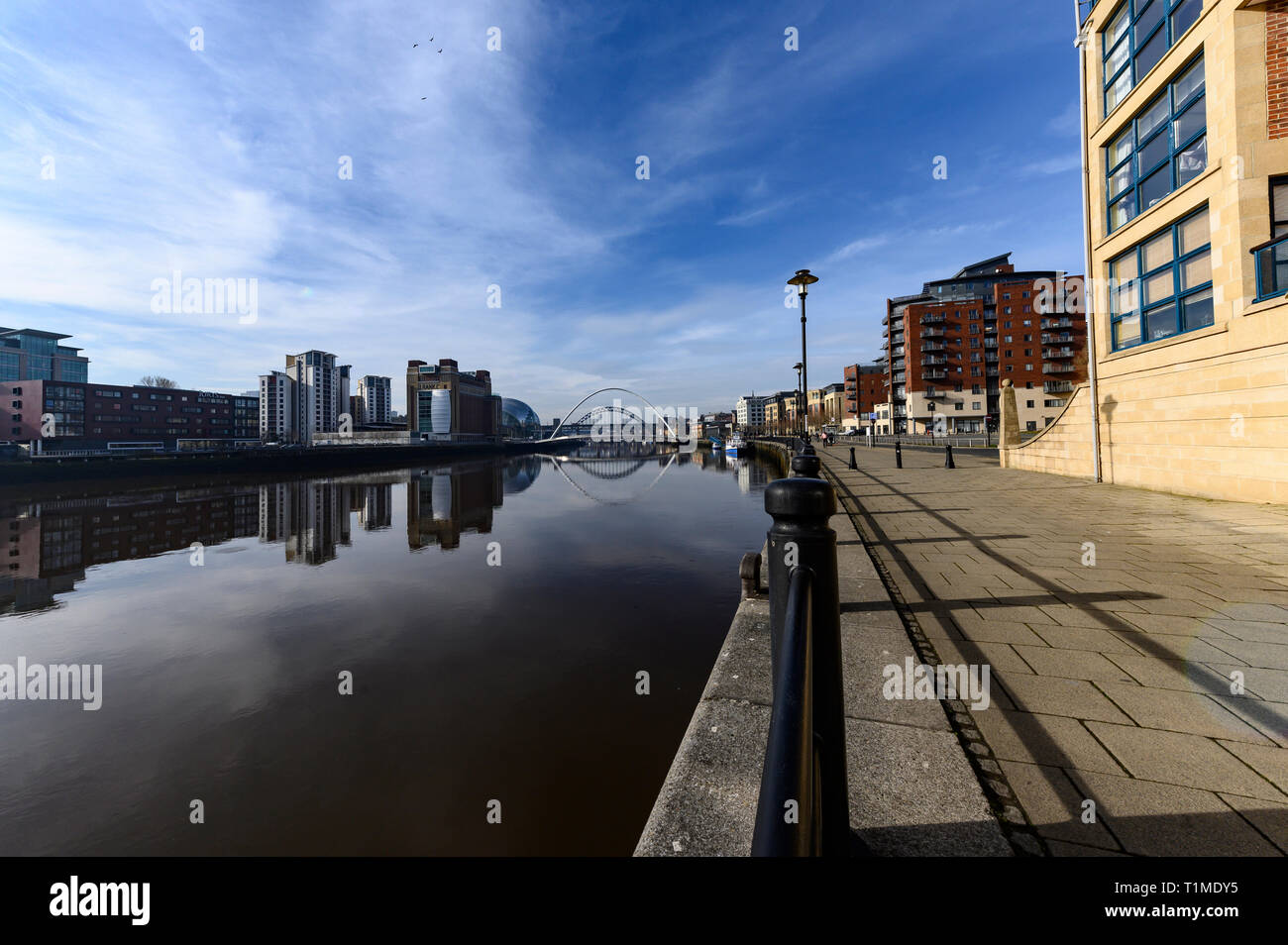 Newcastle Quayside Banque D'Images