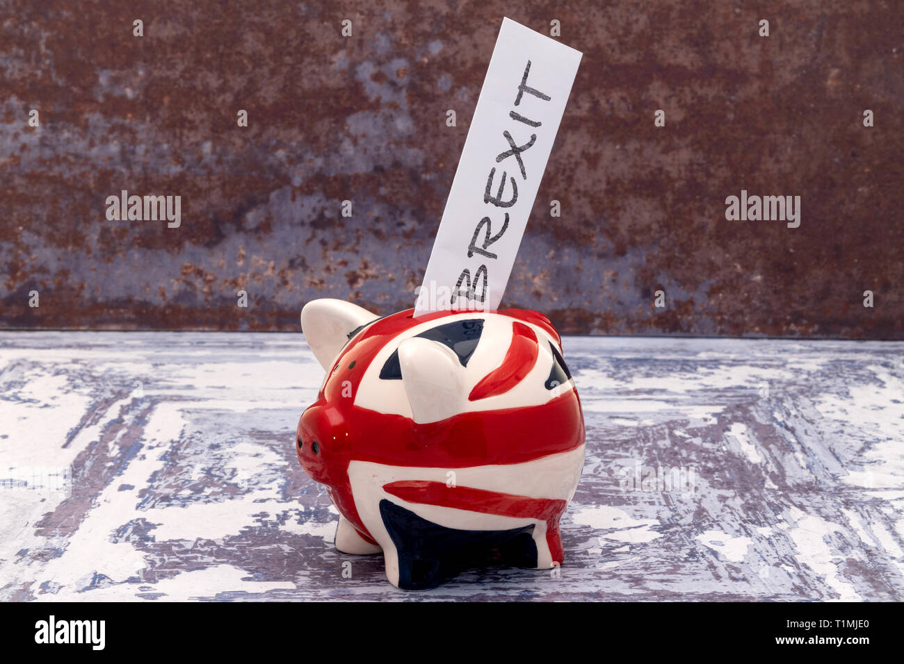 Concept de l'argent fort Brexit Banque D'Images