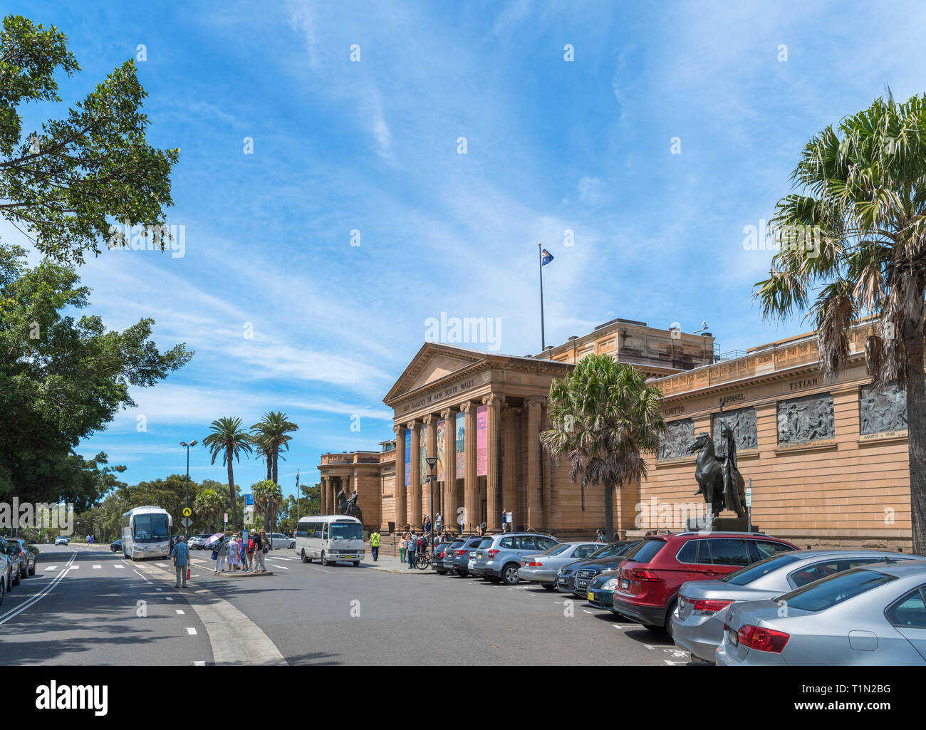 Galerie d'art de Nouvelle-Galles du Sud, le domaine, Sydney, Australie Banque D'Images