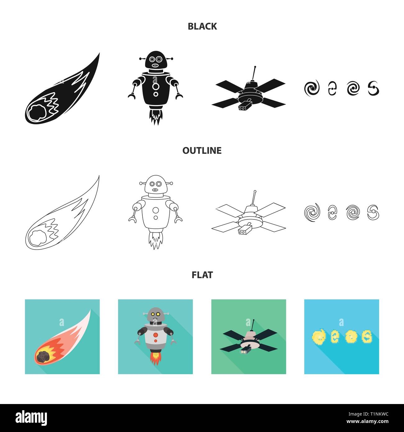 Comète,,robot,satellite,constellation,astéroïde orbite,programme,star ...