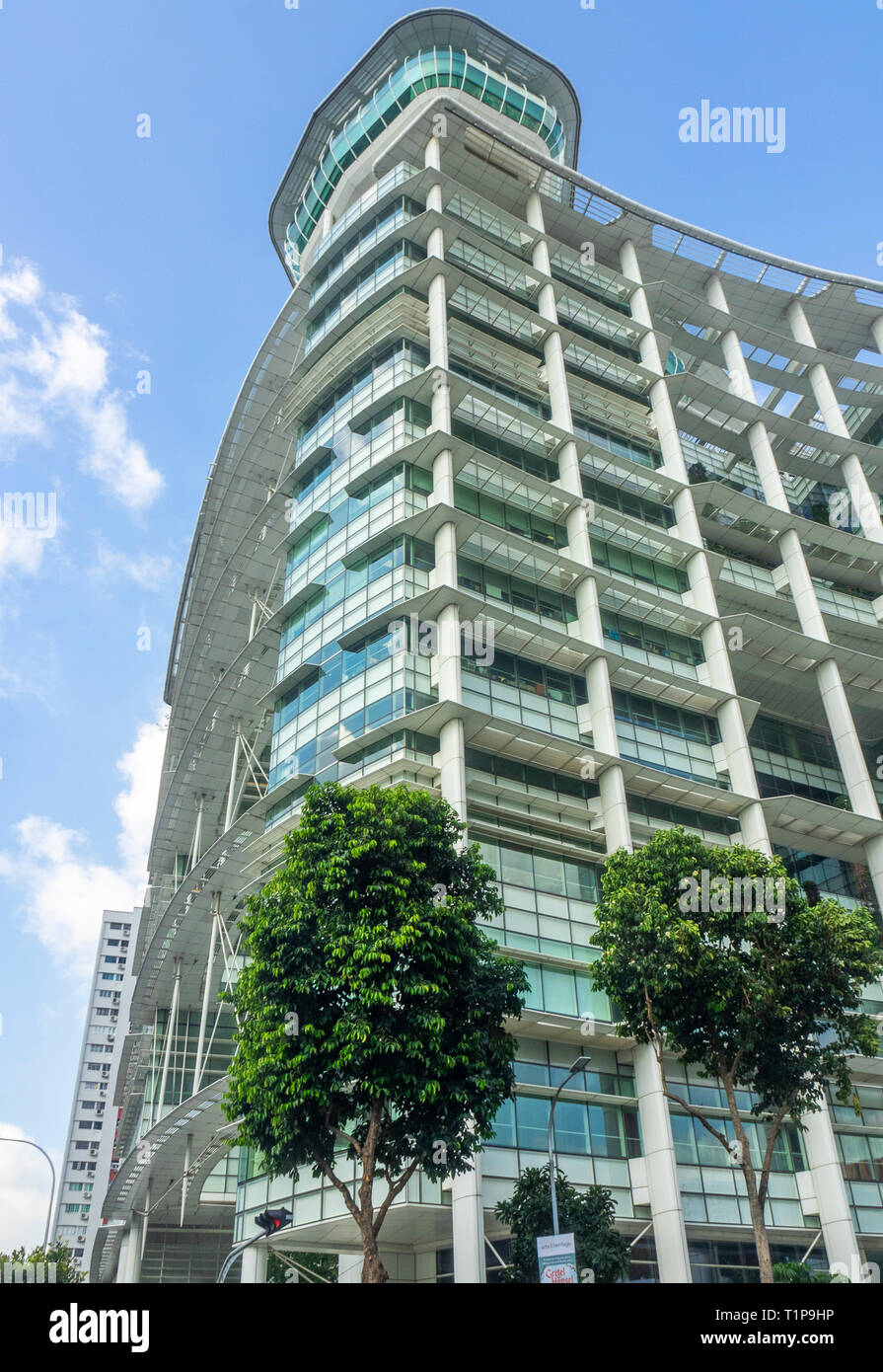 Bibliothèque nationale de Singapour Banque D'Images