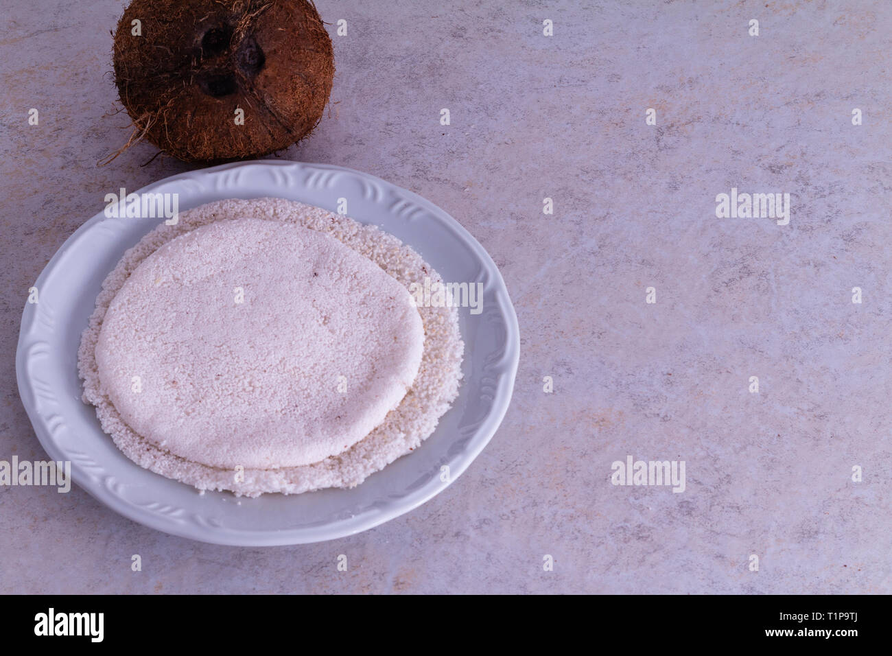 La nourriture typique du nord-est brésilien tapioca Banque D'Images