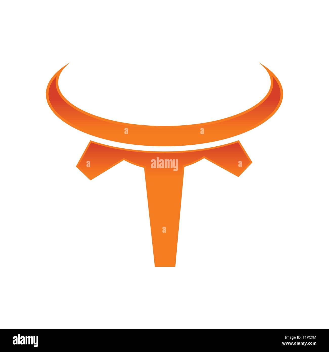 Symbole Vecteur Génie Buffalo Modèle de conception de logo graphique Illustration de Vecteur