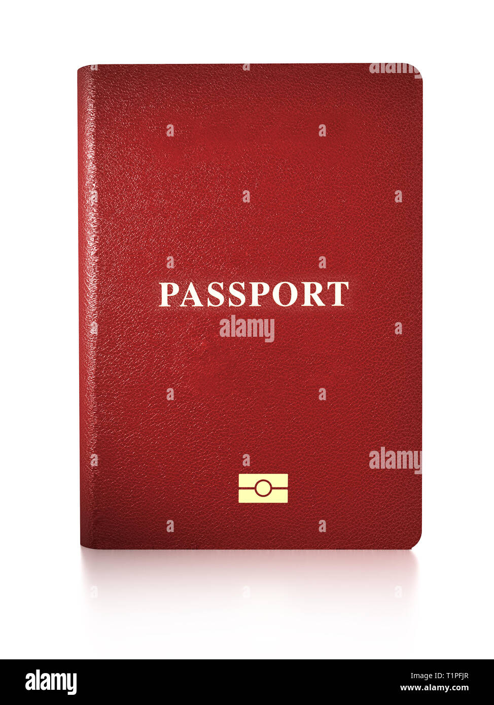 Passeport isolé sur fond blanc. 3D illustration. Banque D'Images