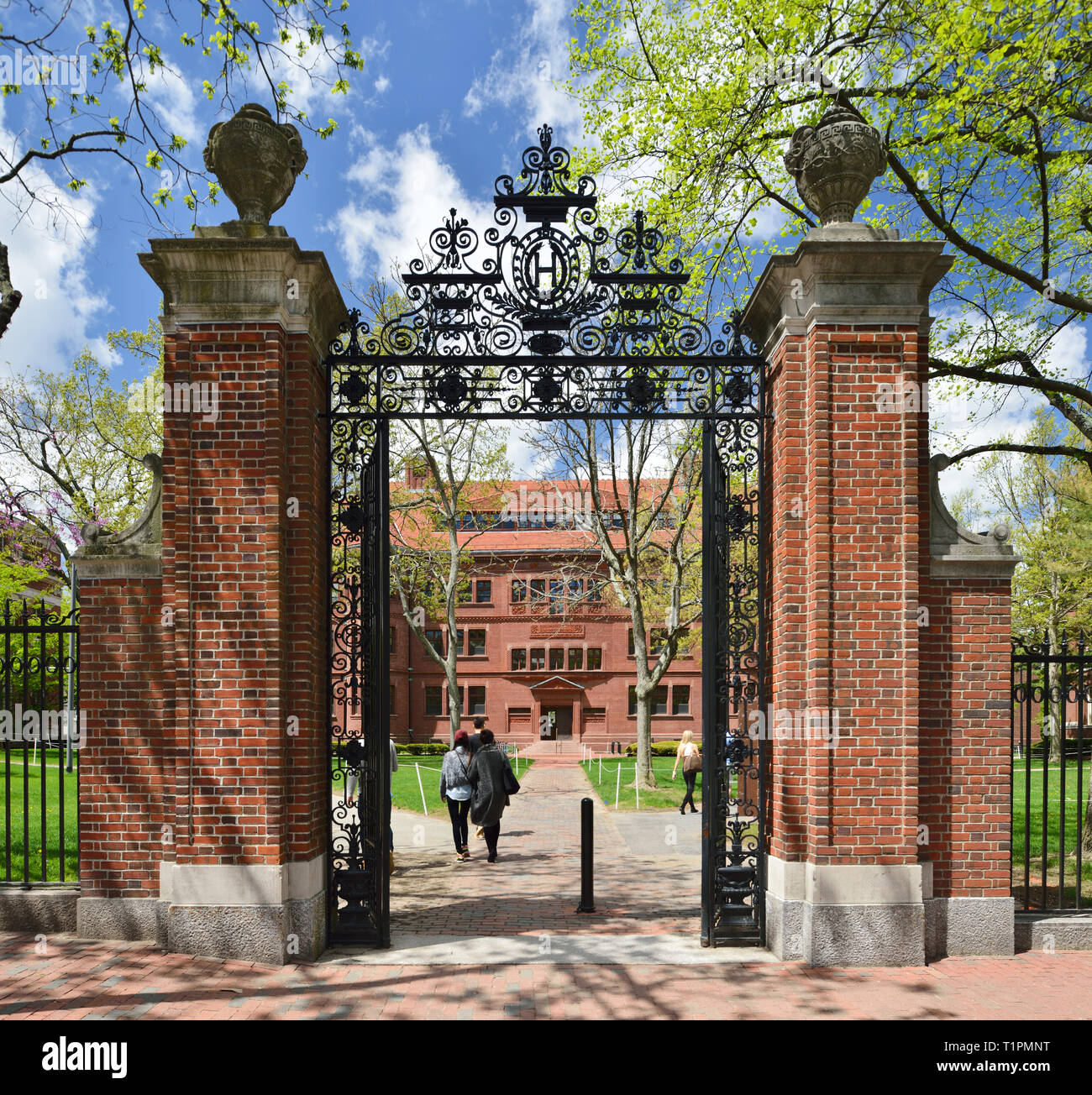 Sever Gate, Université Harvard Banque D'Images