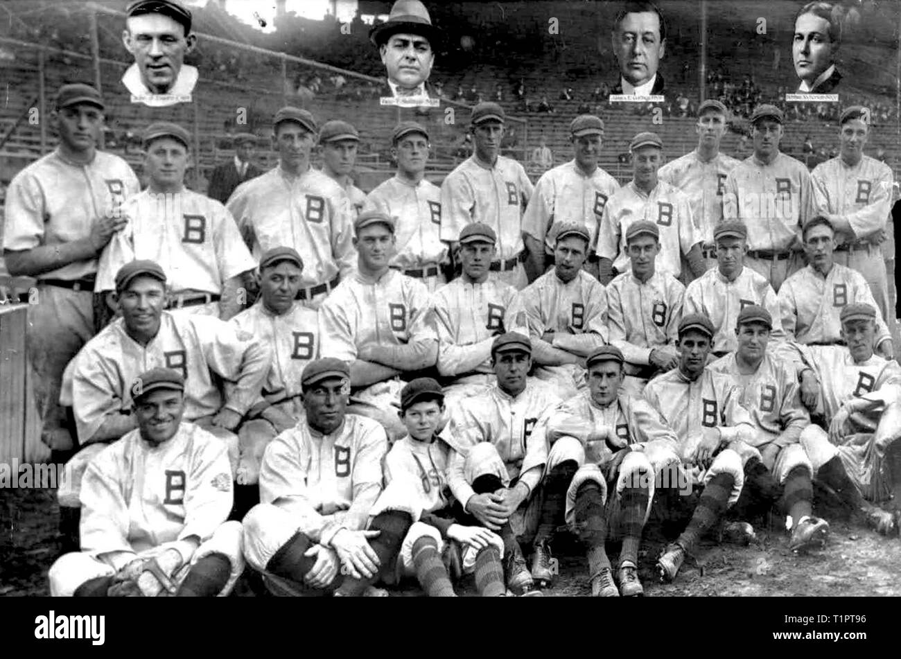 Braves de Boston, 1914. Banque D'Images