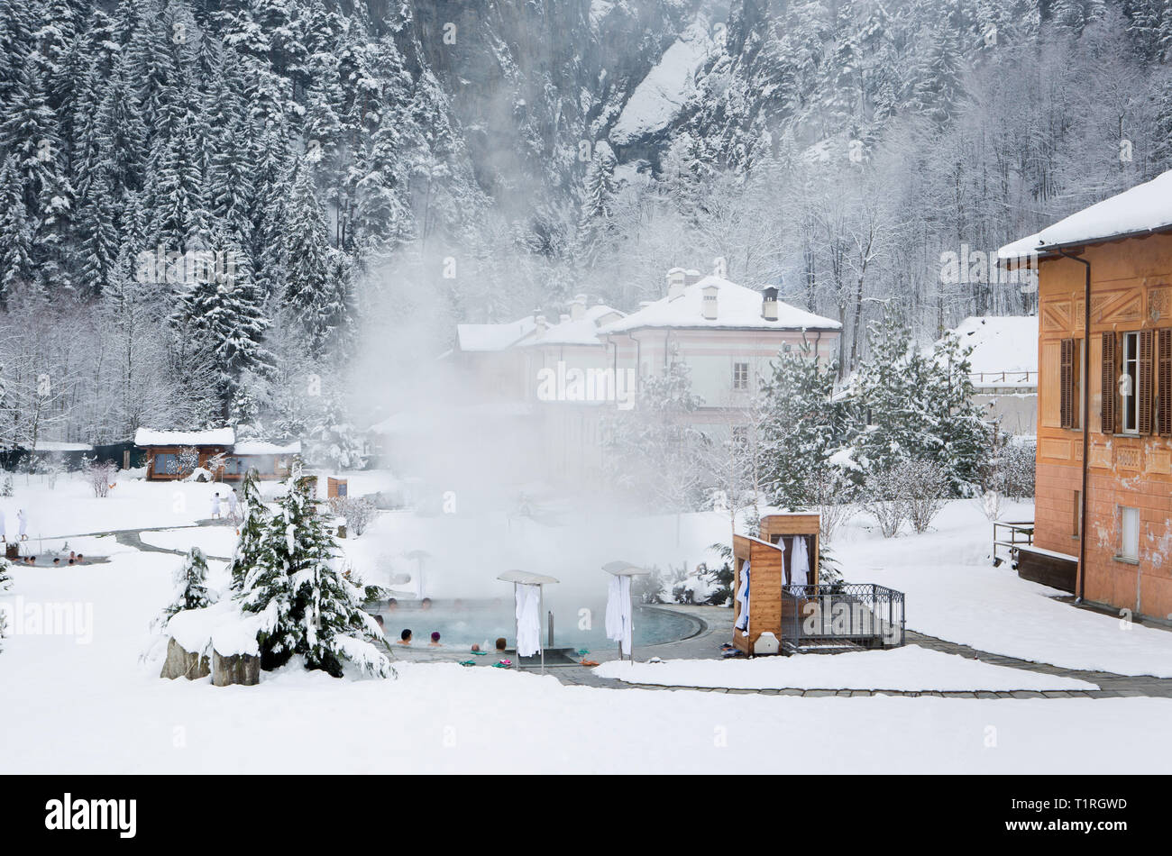 terme di pré Saint Didier Banque D'Images