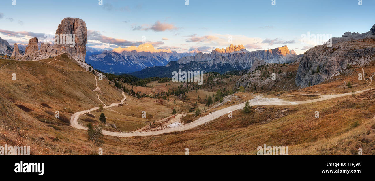 Paysage de montagne Dolomites, Italie alp Banque D'Images