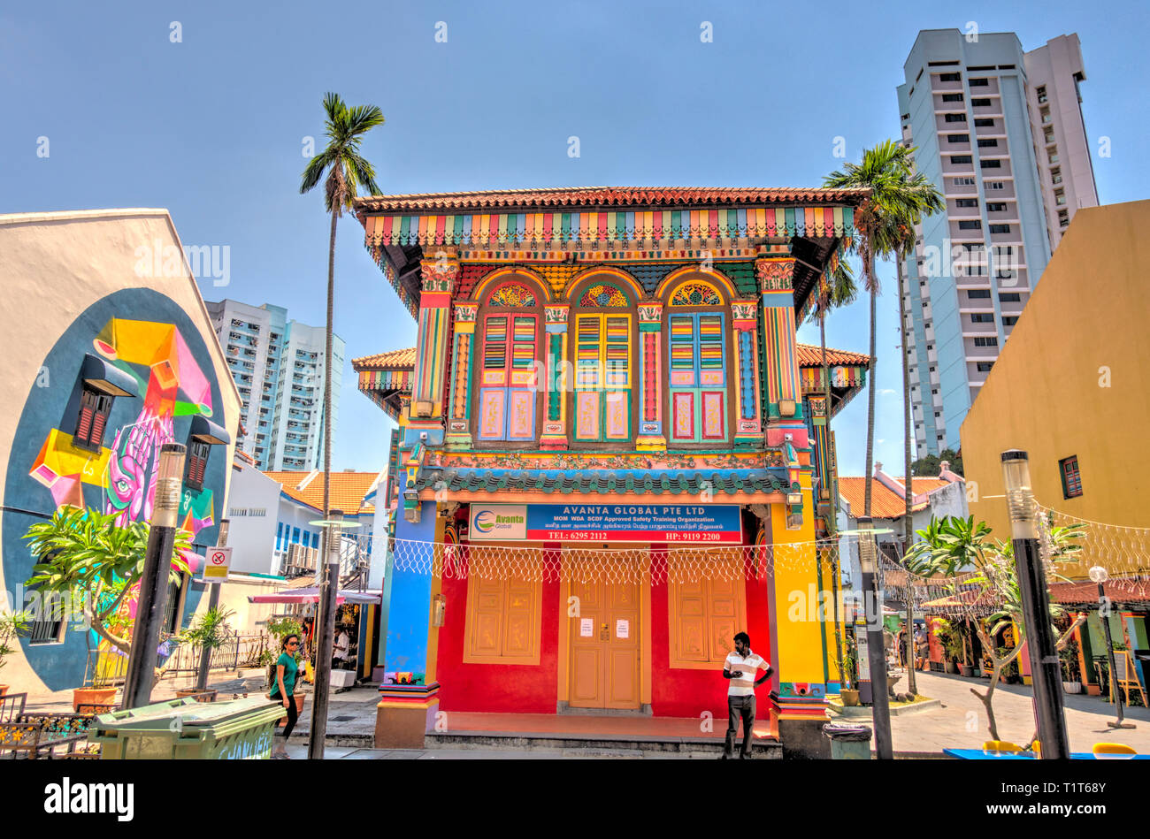 Little India, Singapour Banque D'Images