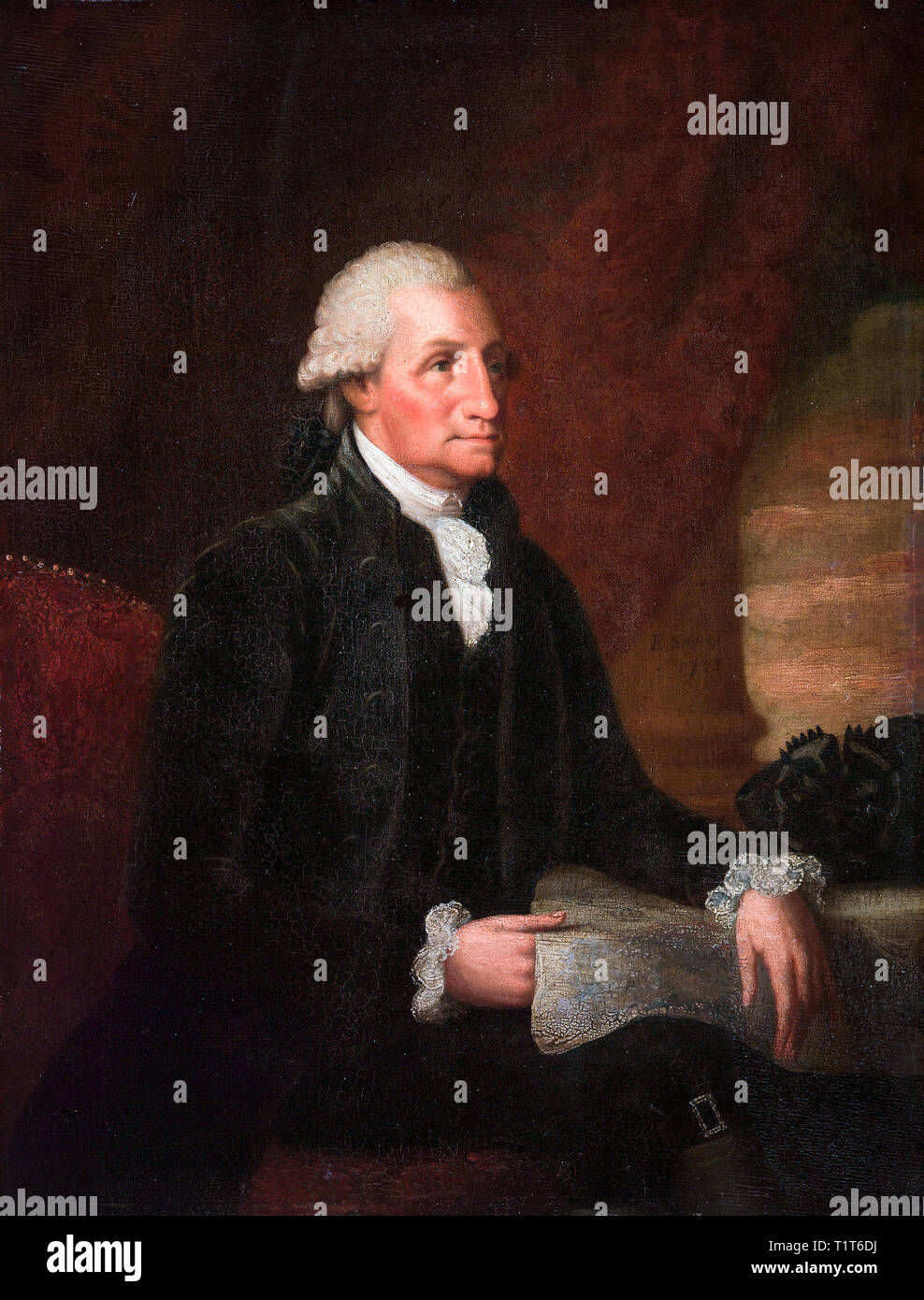Portrait de George Washington, 1793, Edward Savage Banque D'Images
