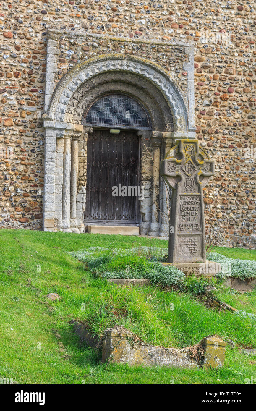 Village Finchingfield High Street, Essex, Angleterre, RU, FR Banque D'Images