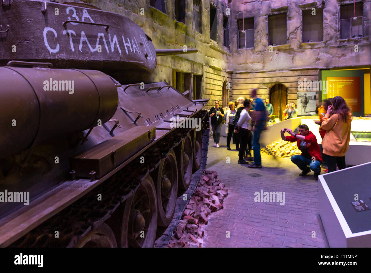 Musée de la Seconde Guerre mondiale, Gdansk, Pologne Banque D'Images