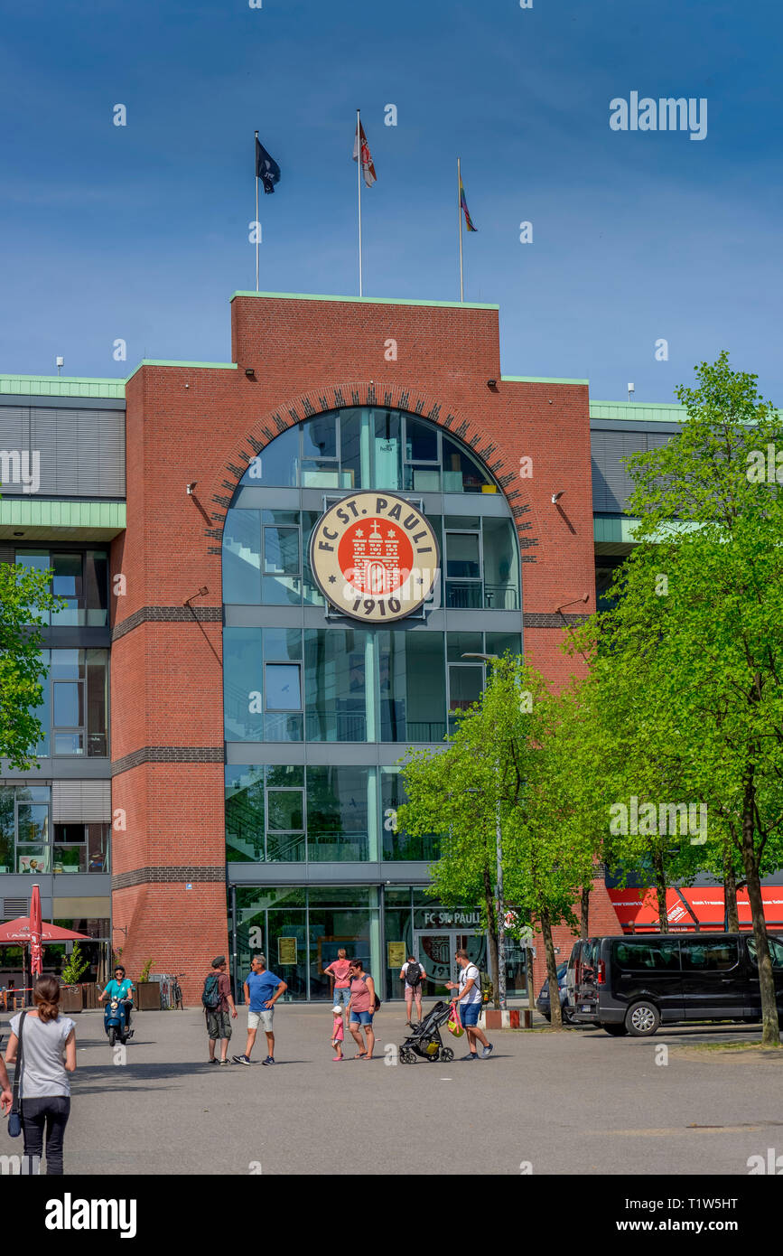 Millerntor-Stadion, St Pauli, Hambourg, Allemagne Banque D'Images