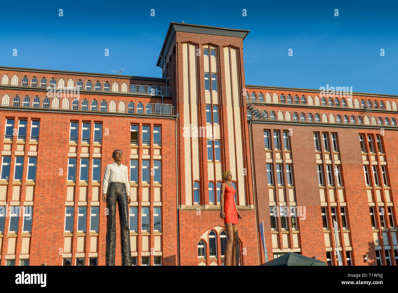 Bibliothèque centrale, Huehnerposten, Hamburg, Deutschland, Hühnerposten Banque D'Images