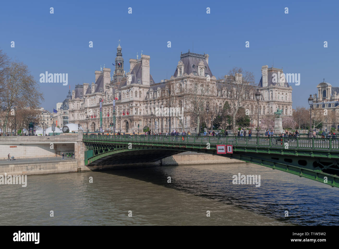 Seine à Paris Banque D'Images