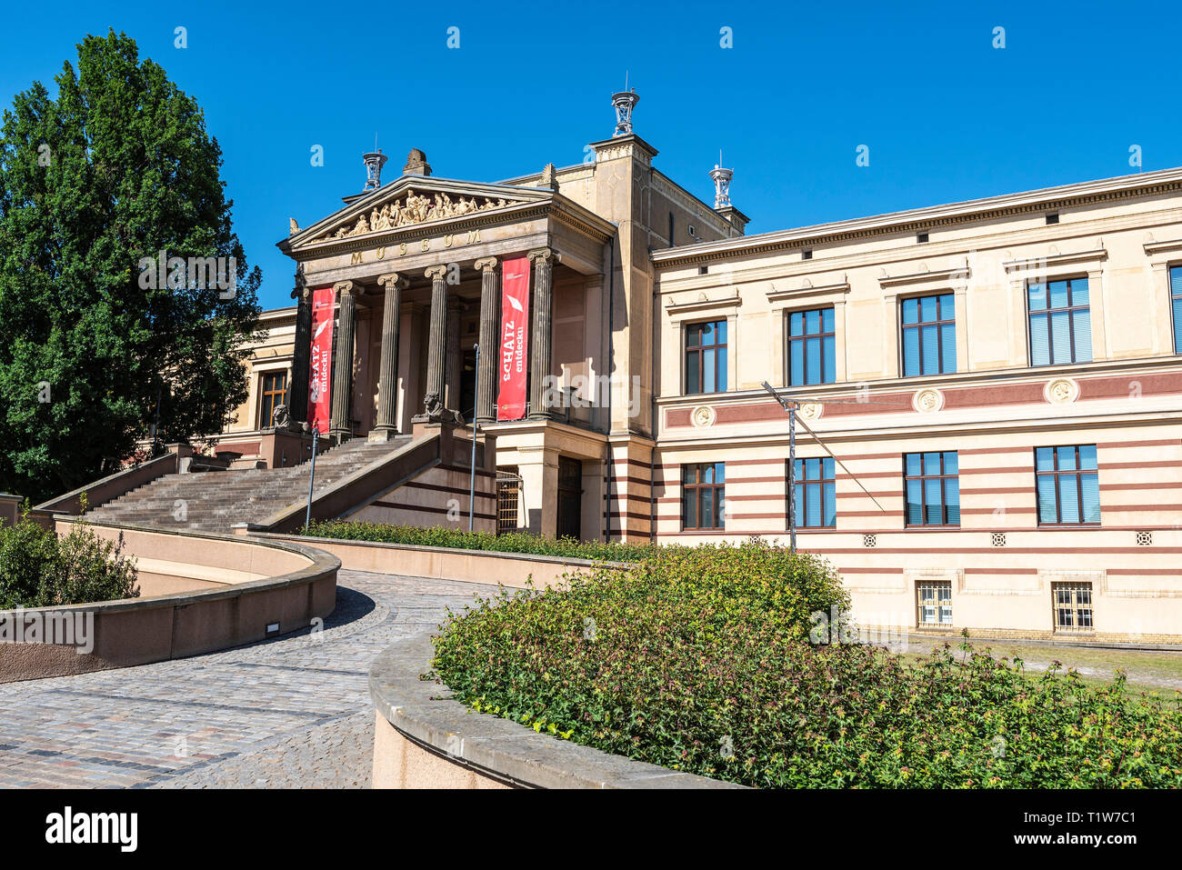 State Museum, musée d'art, Schwerin, Mecklembourg-Poméranie-Occidentale, Allemagne Banque D'Images