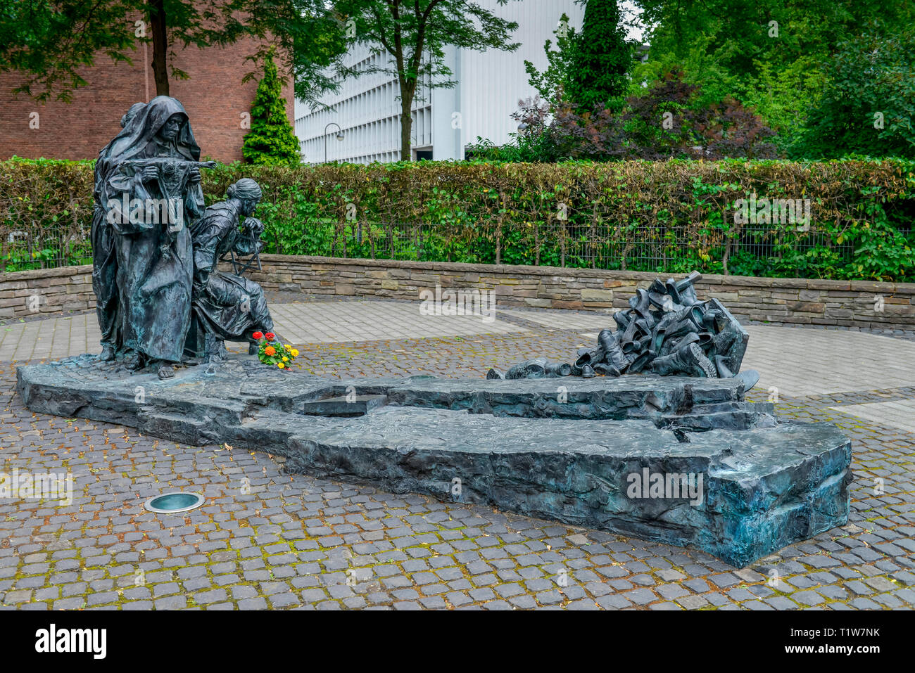 Edith-Stein-Denkmal, Boersenplatz, Koeln, Nordrhein-Westfalen, Deutschland, Börsenplatz Banque D'Images