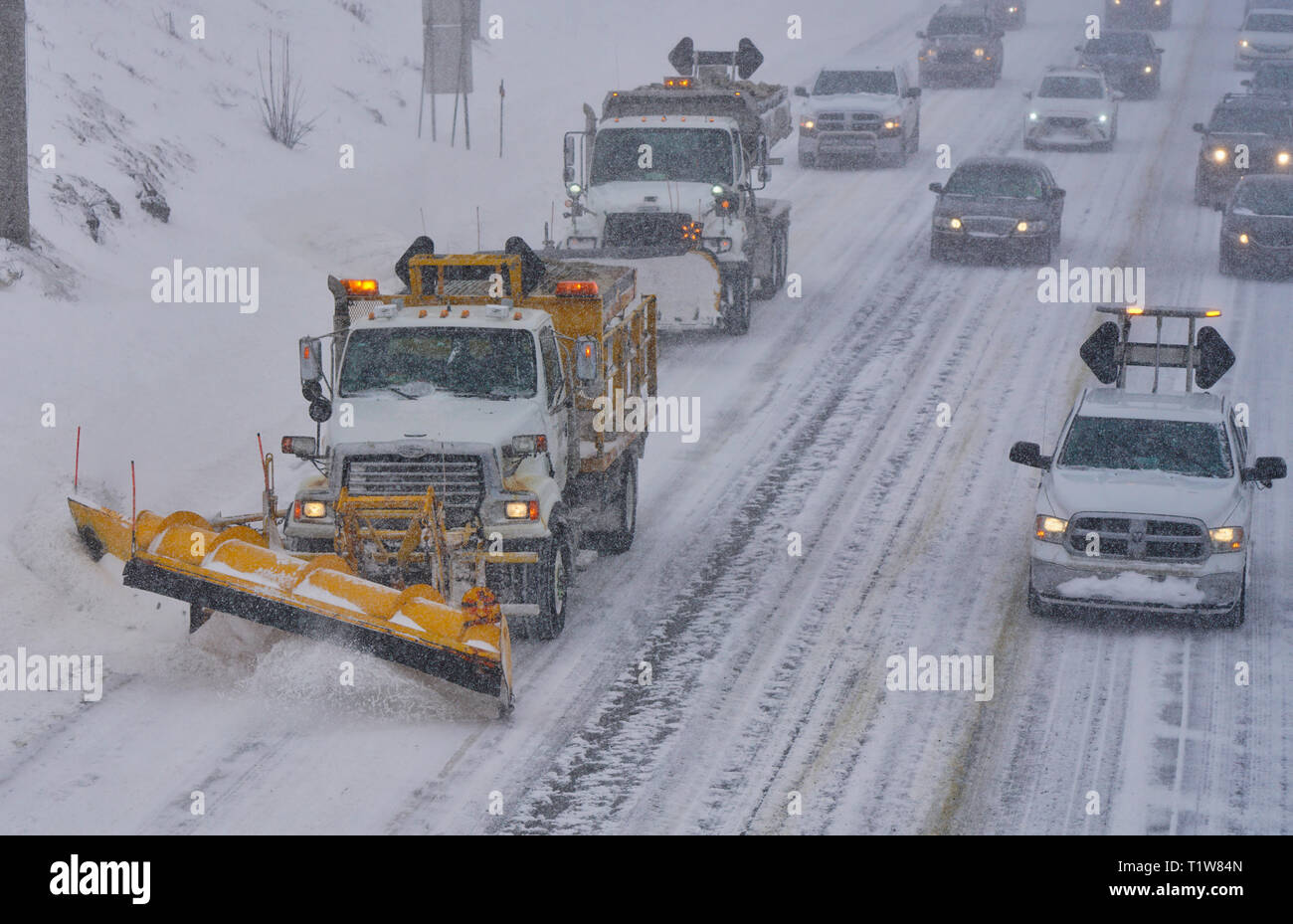 Montreal Canada Janvier 19 L Hiver Tempete De Neige A La Ville De Montreal Quebec Canada Credit Mario Beauregard Alamy Live News Photo Stock Alamy