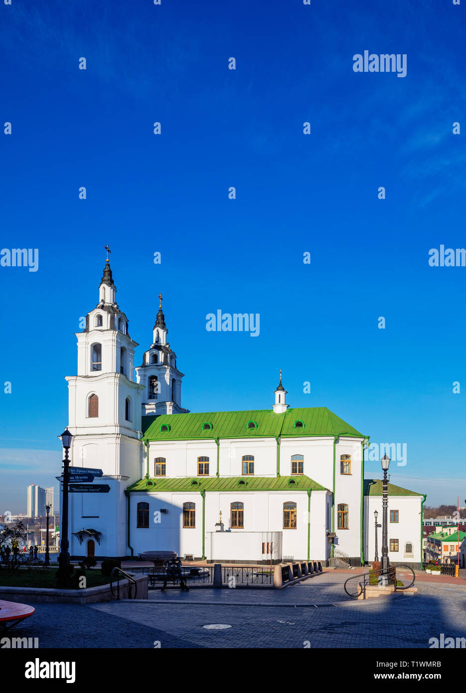 L'Europe, Biélorussie, Minsk, Trinity Suburb & centre de Minsk, la cathédrale de l'Esprit Saint Banque D'Images