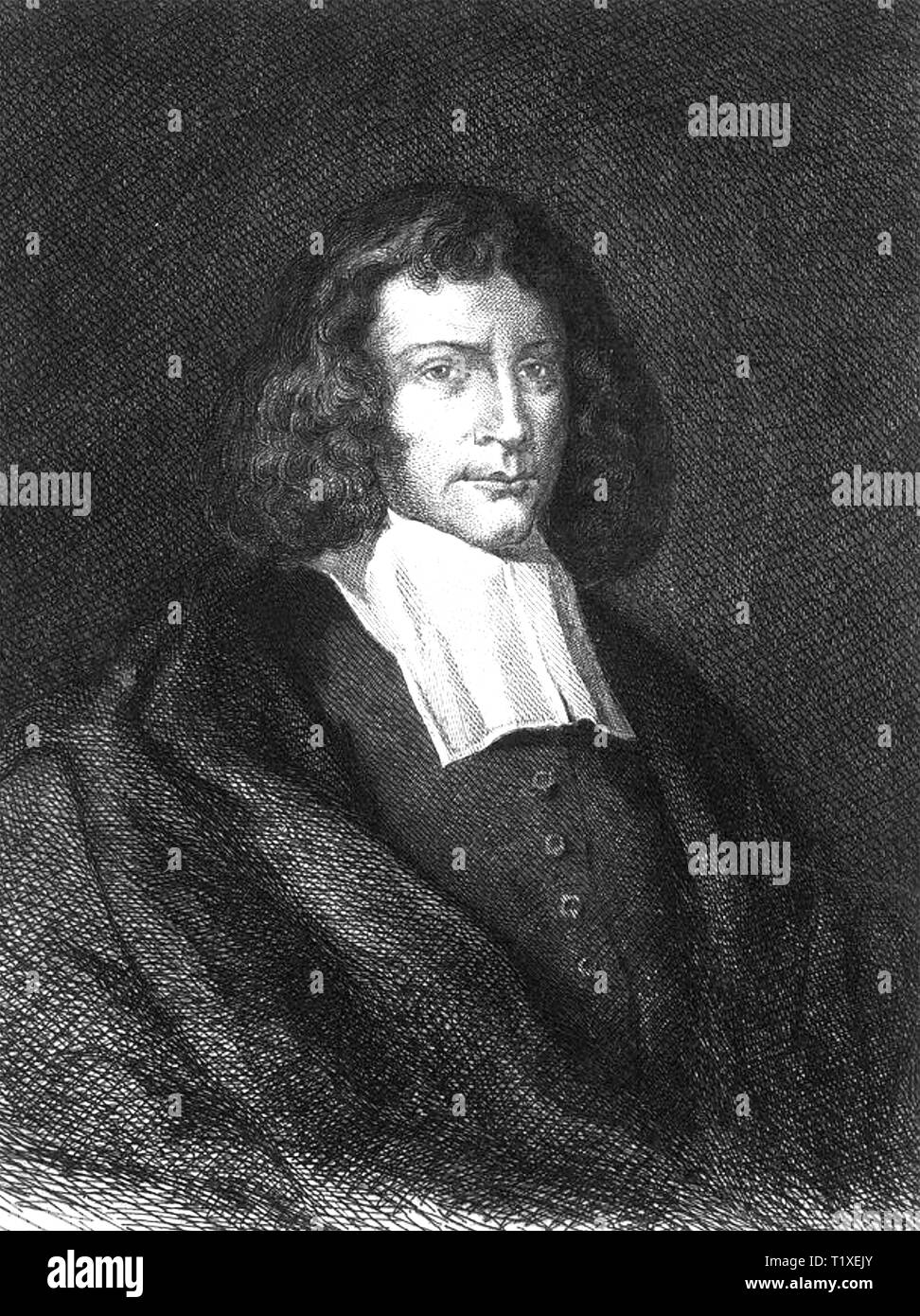 BARUCH Spinoza (1632-1677) philosophe néerlandais Banque D'Images