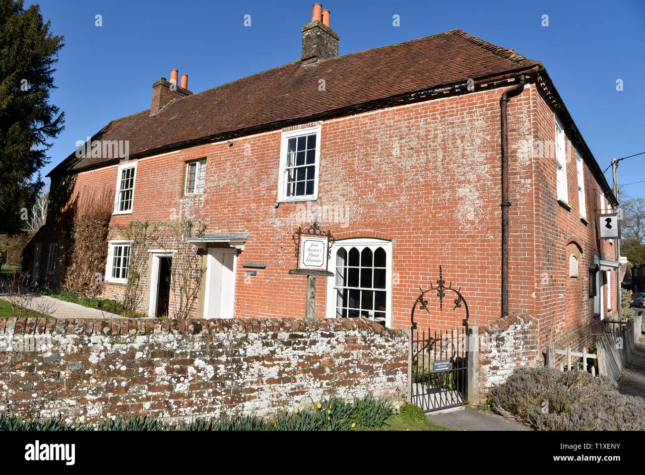 Maison de Jane Austen & Museum, Chawton, près de Alton, Hampshire, Royaume-Uni. Banque D'Images