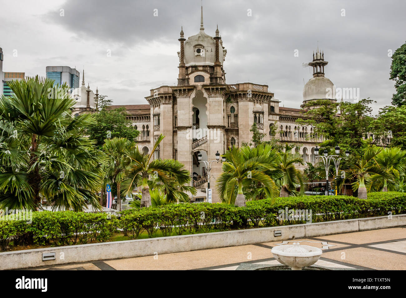 Bâtiment administratif du chemin de fer de Malaisie, Kuala Lumpur, Malaisie Banque D'Images