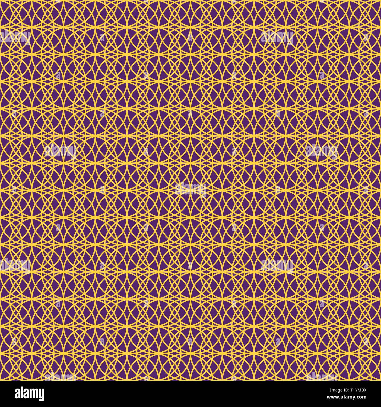 Vector pattern. transparente La texture élégante moderne. Carreaux géométriques répétés. Des cercles concentriques en violet et orange Illustration de Vecteur