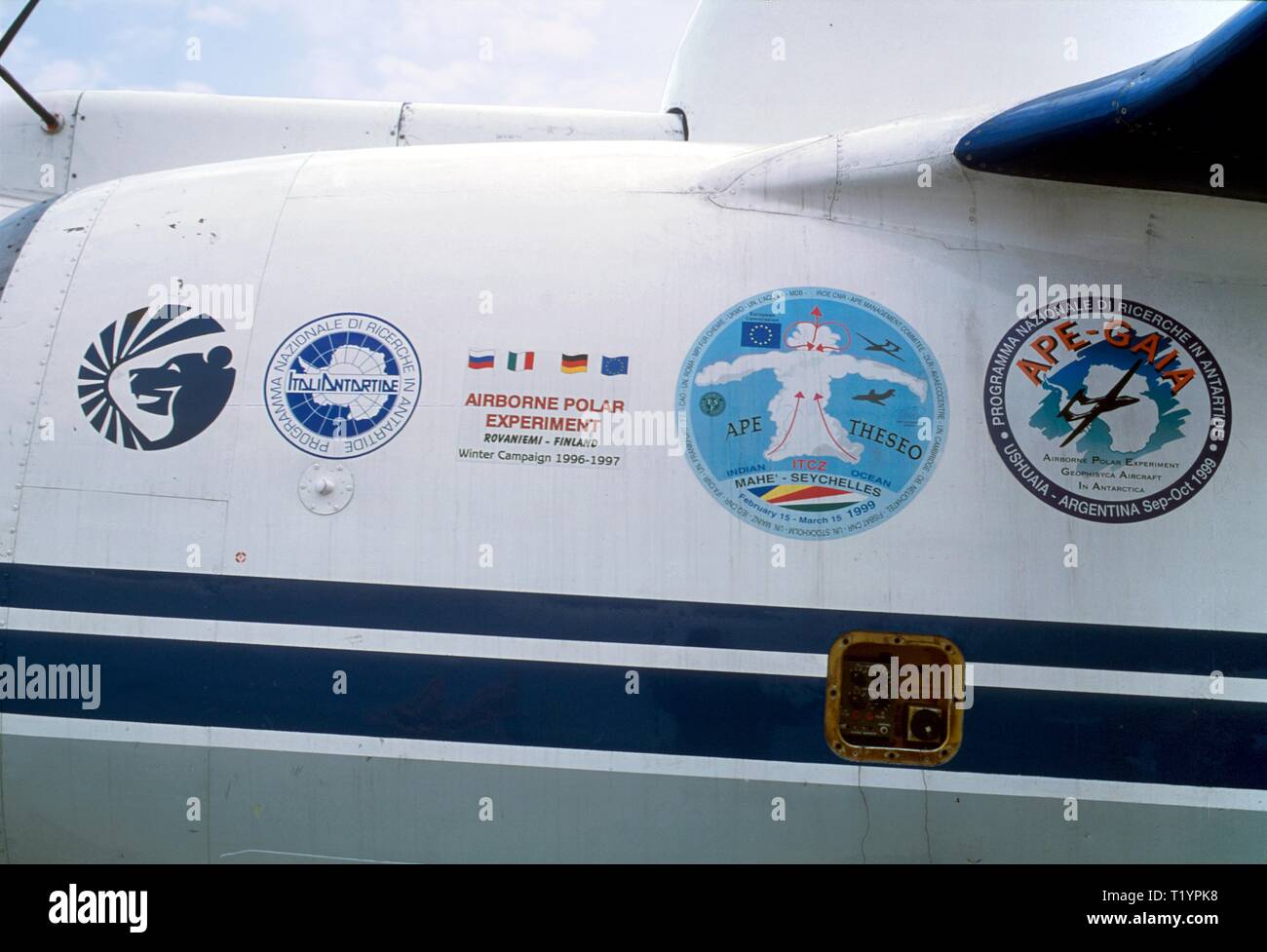 Miassichtchev M-55, l'ancien militaire soviétique à partir de 1992, l'avion espion employé par le Consortium européen scientifique pour des recherches sur l'atmosphère Geophysica ozone stratosphérique, stratosphère-troposphère l'interaction et ses répercussions sur le réchauffement climatique Banque D'Images