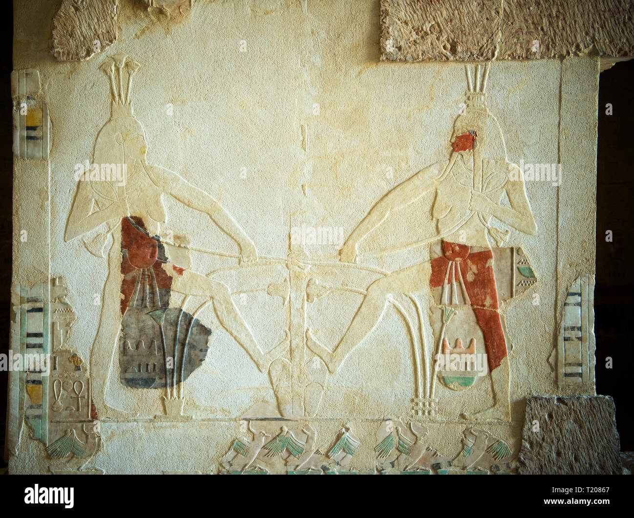 Egypte, Louxor, Theben-West, Totentempel der Hatschepsut im Talkessel von Deir el-Bahari Banque D'Images