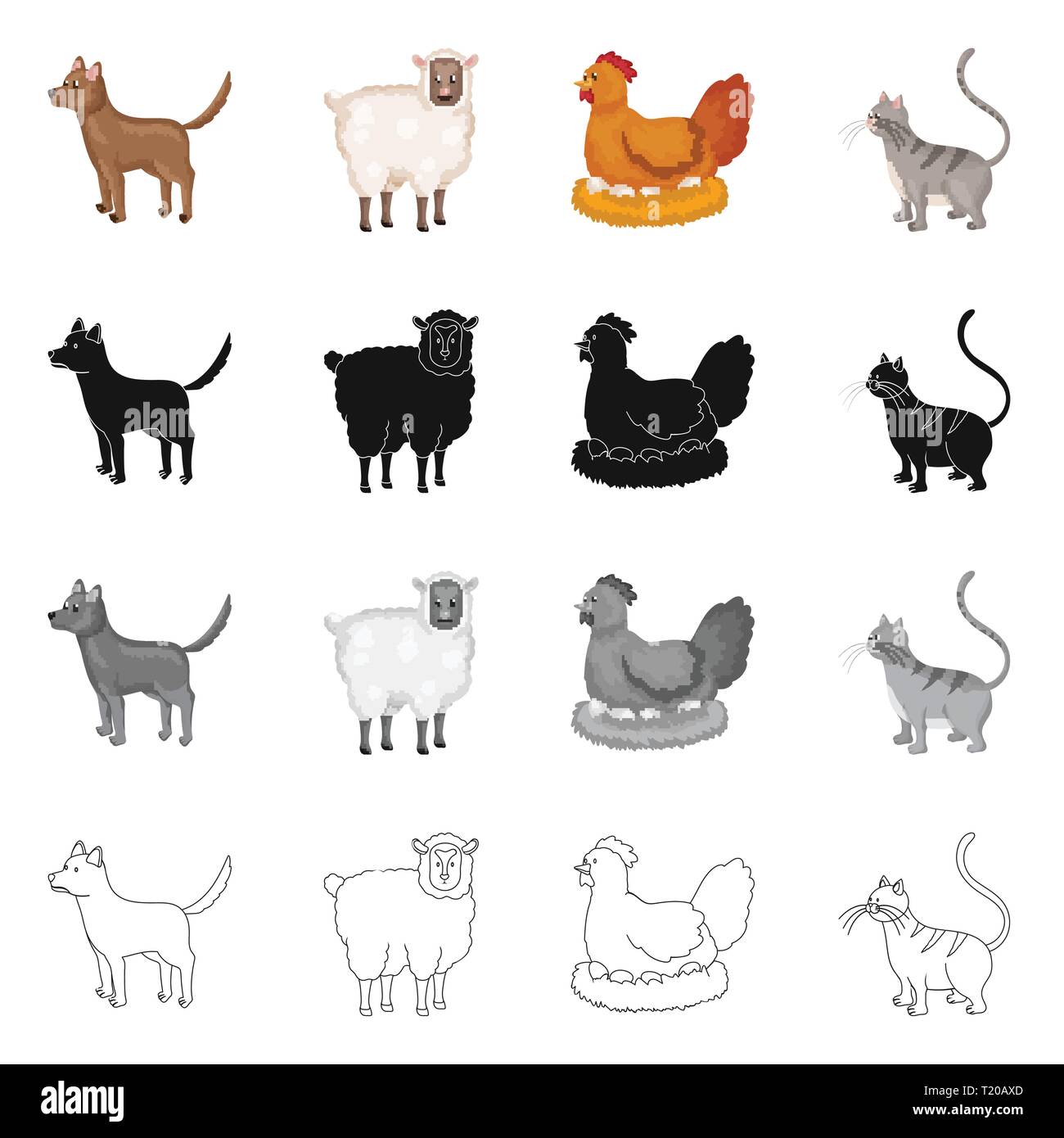 Chien Chat Poule Moutons Animal Animaux Oiseaux Chaton Chiot Funny Oeufs Agneau Race Laine Mignon Viande Volaille Comportement Lait Volaille Action Queue Fluffy Ailes Pose Professionnels Plumes Fun Soin Cuisine Reproduction Ferme Ranch Bio