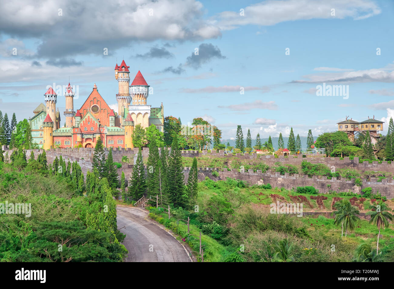 Fairytale prend vie au monde de fantaisie à Lemery, Batangas, Philippines. Banque D'Images