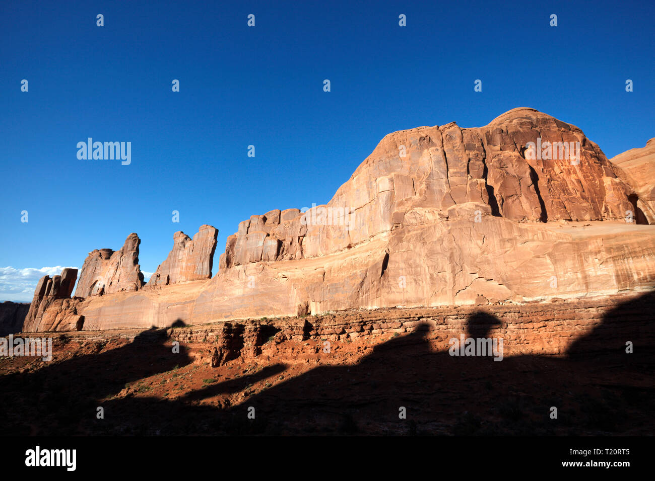 Park Avenue, Arches National Park, Utah, l'Amérique. Banque D'Images