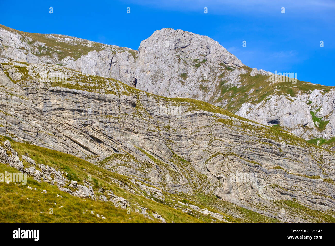 Le Monténégro, parc national de Durmitor, massif du Durmitor, mountain Uvita Greda Banque D'Images