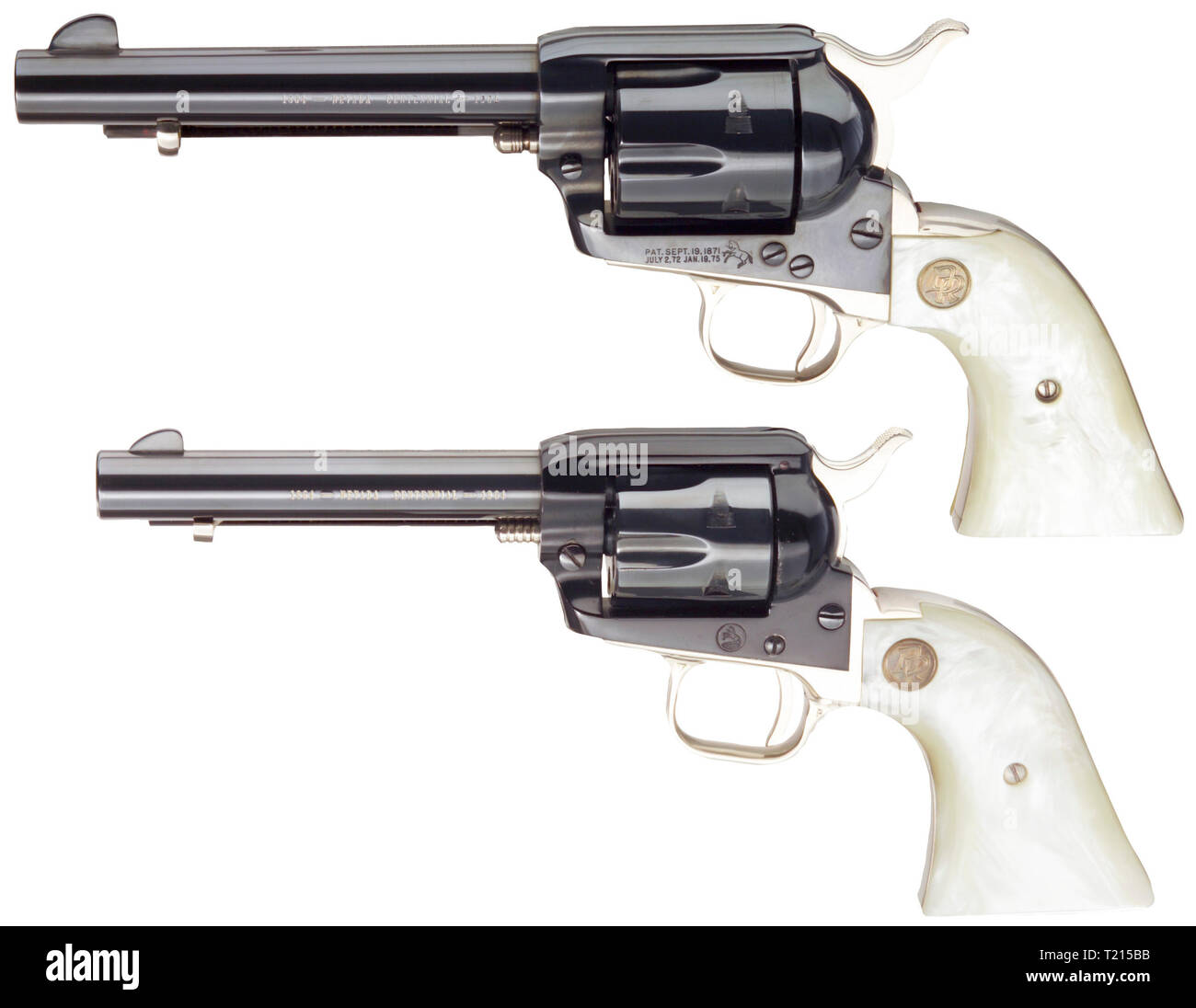 Les armes légères, revolver, Colt, commémorative du centenaire de l'État du Nevada, 1964, calibre .45, Additional-Rights Clearance-Info-Not-Available- Banque D'Images
